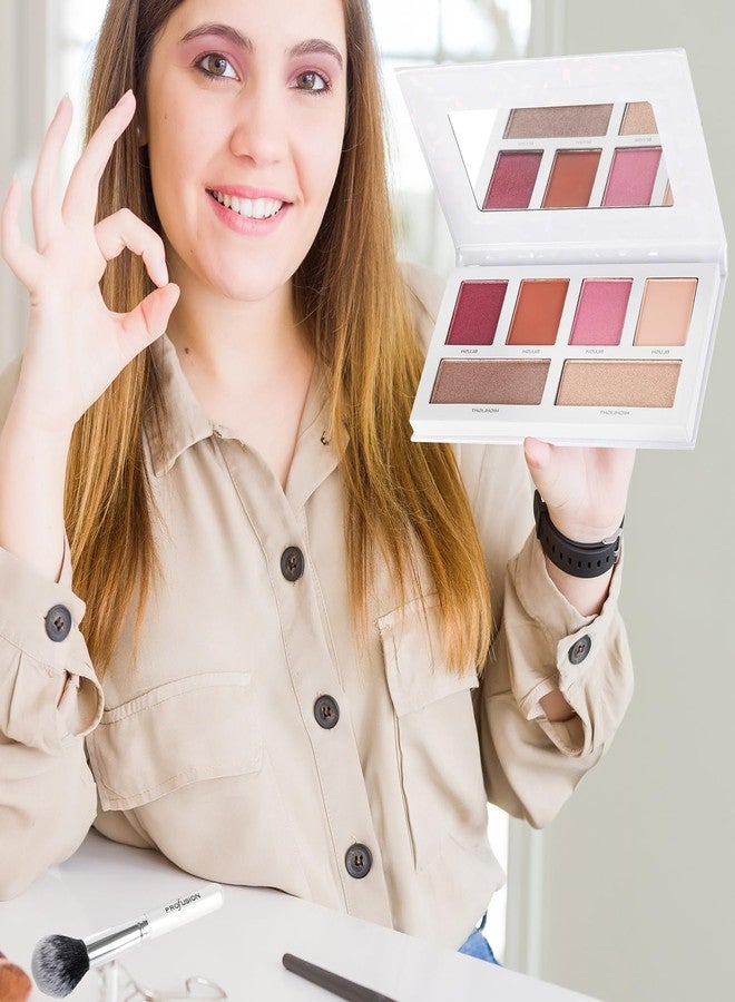 Profusion Cosmetics Beauty Box 6 Shades Makeup Set - Four Versatile Blushes & Two Radiant Highlighters with Liquid Illuminator and Face Brush Set, Vegan & Cruelty-Free Kit - Image 4