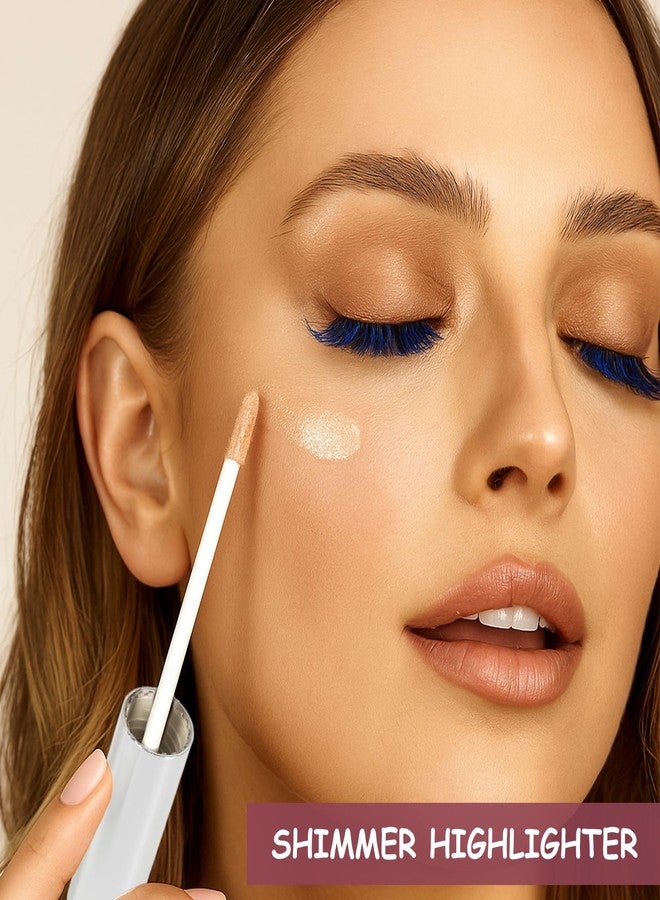 Profusion Cosmetics Beauty Box 6 Shades Makeup Set - Four Versatile Blushes & Two Radiant Highlighters with Liquid Illuminator and Face Brush Set, Vegan & Cruelty-Free Kit - Image 3