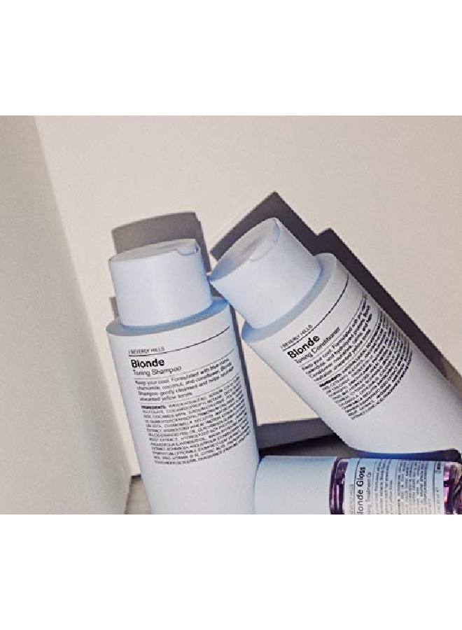 J Beverly Hills شامبو بلوند أزرق شامبو توني 12 أونصة - Image 3