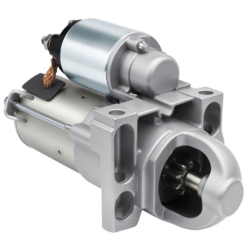 Grezuton Starter Compatible with 03-08 Chevy Silverado 1500 Tahoe 4.8L 5.3L, 07-08 Avalanche, 03-06 Avalanche 1500, 04-07 Rainer, 03-05 Cadillac Escalade, 03-08 GMC Sierra V8 89018123 8000045 410-12257 6494n - Image 1