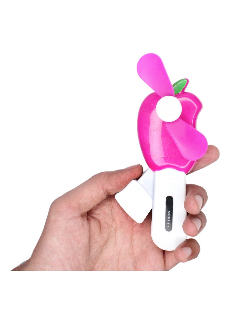 Prime Prime Set Of 2 Pcs Cartoon Design HandDriven Portable Mini Fan Toy for Kids Indoor Outdoor Use Pack Of 1  - Image 5