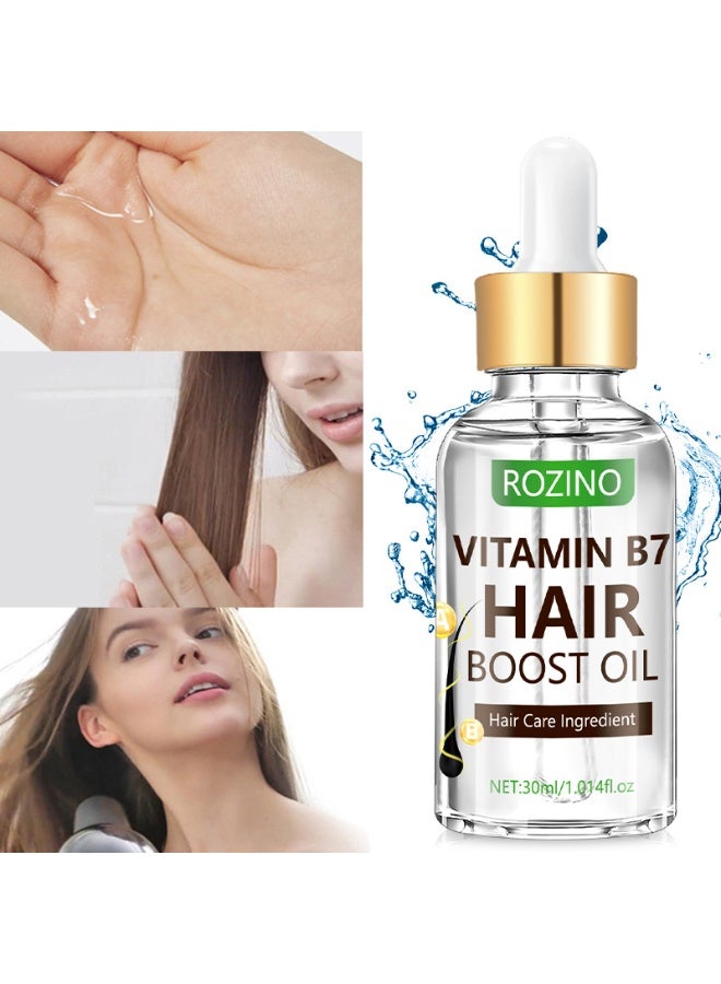 روزينو زيت فيتامين للعناية بالشعر العطري، زيت العناية بالشعر الناعم، مرطب، إصلاح، صبغ وتجعيد الشعر التالف، زيت عطري للعناية بالشعر 30 مل - Image 5