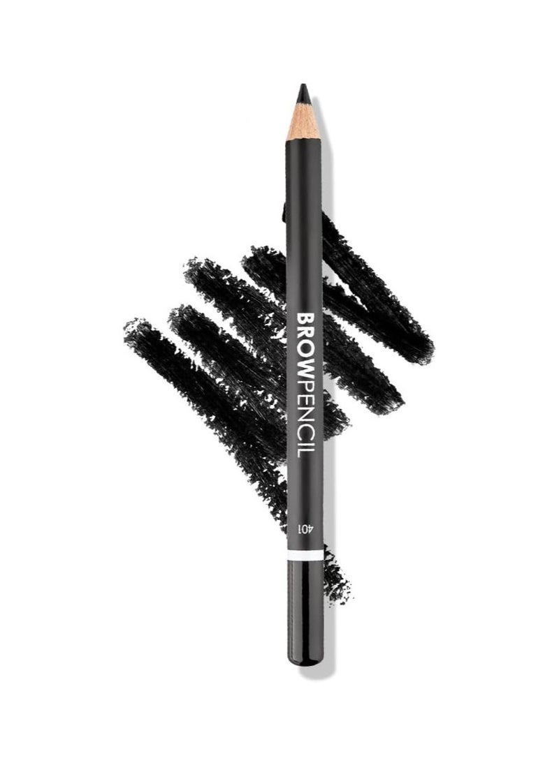 LAMEL Lamel Eyebrow Liner - Long-lasting - Includes Brush - Cruelty Free - For All Skin Tone and Type - Black N. 401  - Image 1
