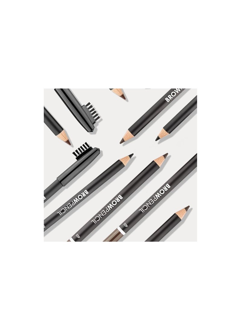 LAMEL Lamel Eyebrow Liner - Long-lasting - Includes Brush - Cruelty Free - For All Skin Tone and Type - Black N. 401  - Image 3