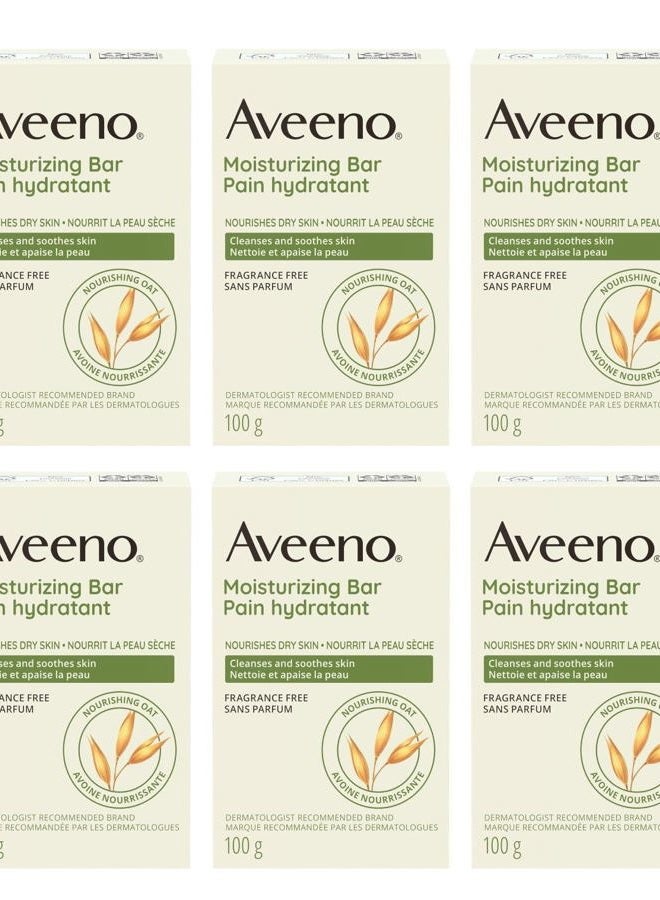 Aveeno Moisturizing Bar 3.5 Oz (Pack of 6) - Image 1