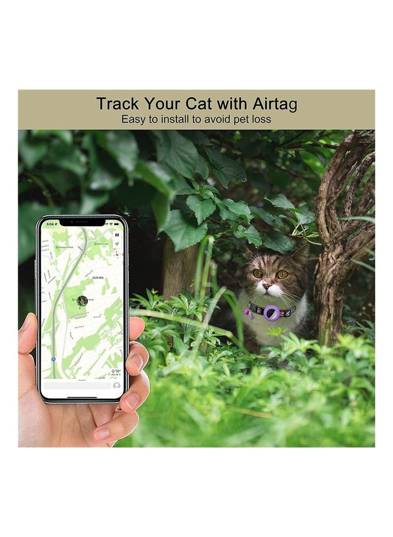 طوق أير تاج جديد قابل للتعديل للحيوانات الأليفة للقطط والكلاب طوق مضاد للفقد مع حامل أير تاج ملحقات للكلاب والقطط مع جرس - Image 3