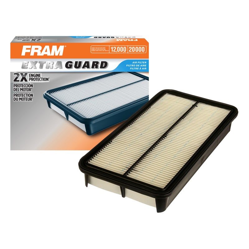 FRAM Extra Guard CA6395 Replacement Engine Air Filter for Select Toyota and Geo Models Provides Up to 12 Months or 12000 Miles Filter Protection