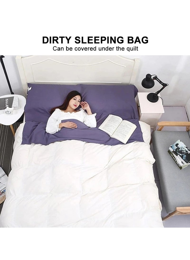 Ultralight Single Envelope Sleeping Bag for Outdoor Travel Hiking Camping Portable Warm Air Lazy Bed Anti Dirty Carry Sheet Hotel Use Size 210x75cm  - Image 2