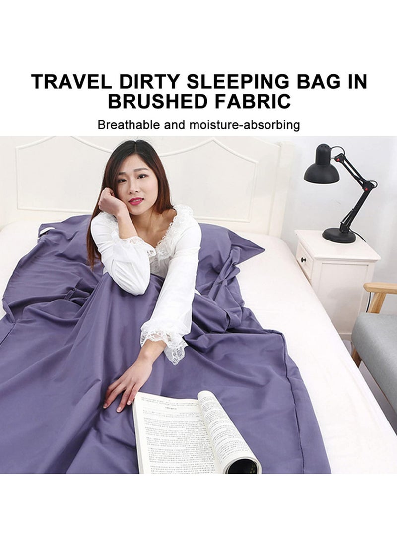 Ultralight Single Envelope Sleeping Bag for Outdoor Travel Hiking Camping Portable Warm Air Lazy Bed Anti Dirty Carry Sheet Hotel Use Size 210x75cm  - Image 4