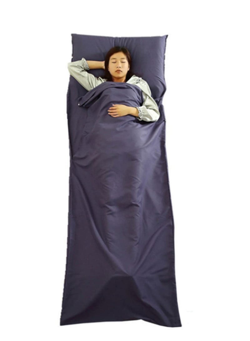 Ultralight Single Envelope Sleeping Bag for Outdoor Travel Hiking Camping Portable Warm Air Lazy Bed Anti Dirty Carry Sheet Hotel Use Size 210x75cm  - Image 1