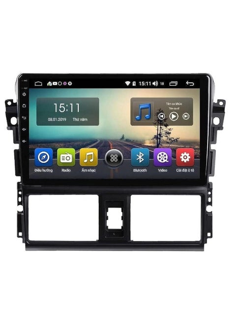 Android Screen For Toyota Yaris 2014 To 2017 2GB RAM 32GB Memory Support Apple Carplay Android Auto Full HD Touch Screen 10 Inch built In Bluetooth USB Radio WiFi Play Store Backup Camera included