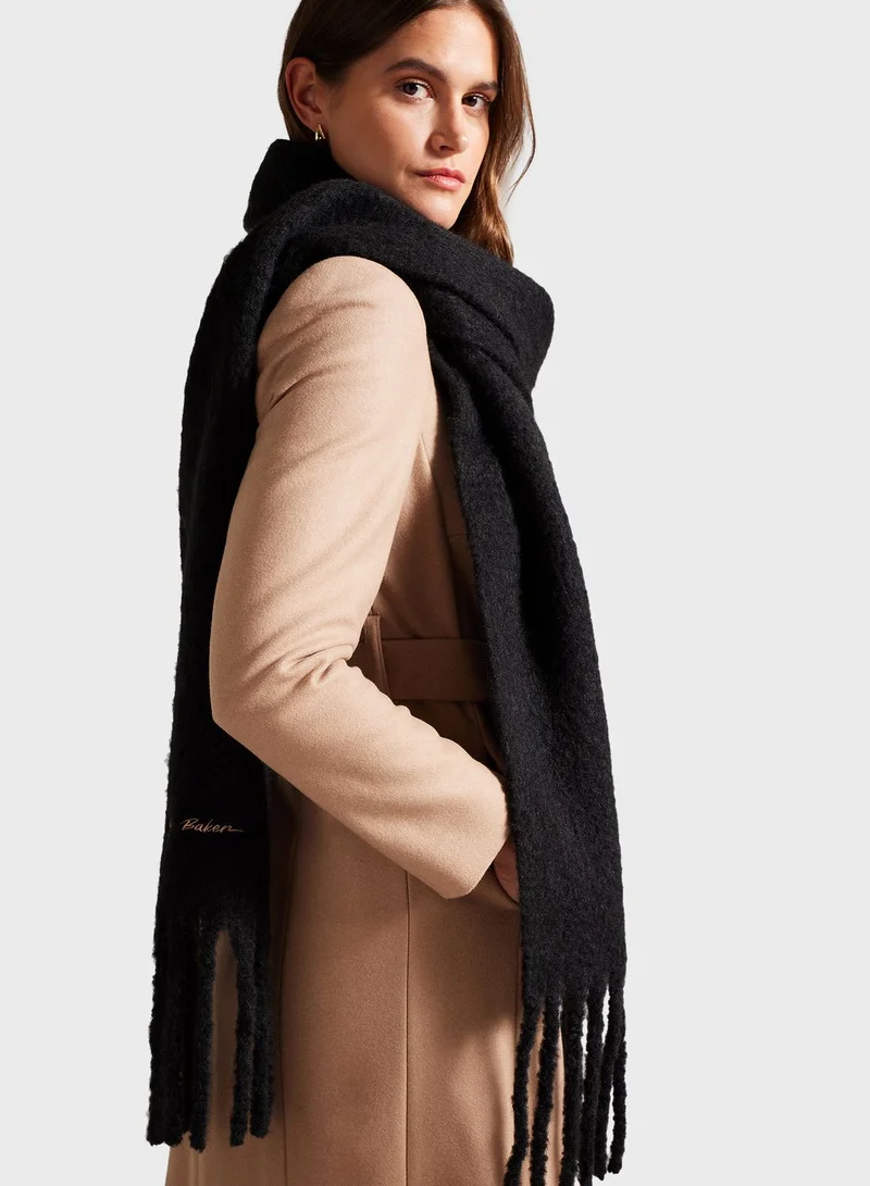 Ted Baker Shelmas Magnolia Patch Skinny Scarf