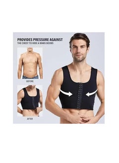 Spall Mens Slim Control Shaper Compression Tank Top Body Posture Corrector Corset Sleeveless Top Abdomen Control Underwear  - Image 3