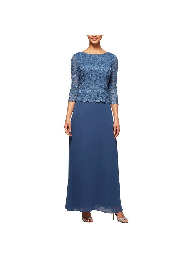 Alex Evenings Women's Special Occasion Dress, Wedgewood, 48 - Image 1