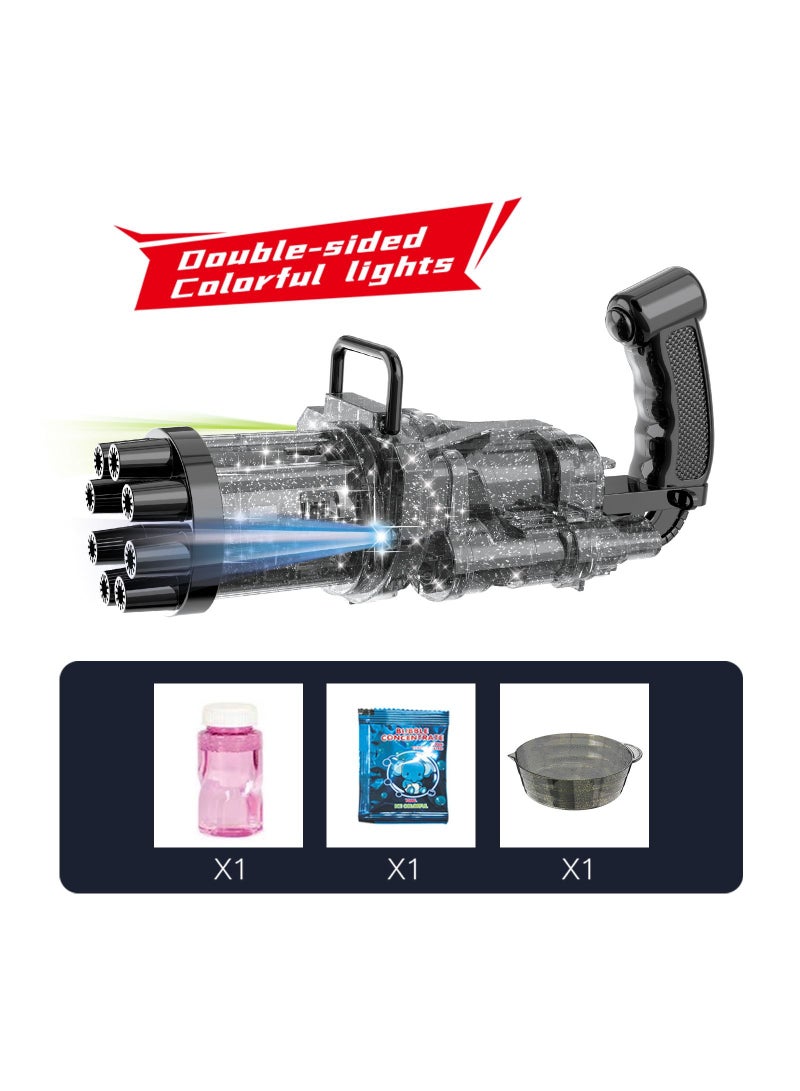 Little Story - 8 Holes Bubble Machine Kids Gun  - Black - Image 2