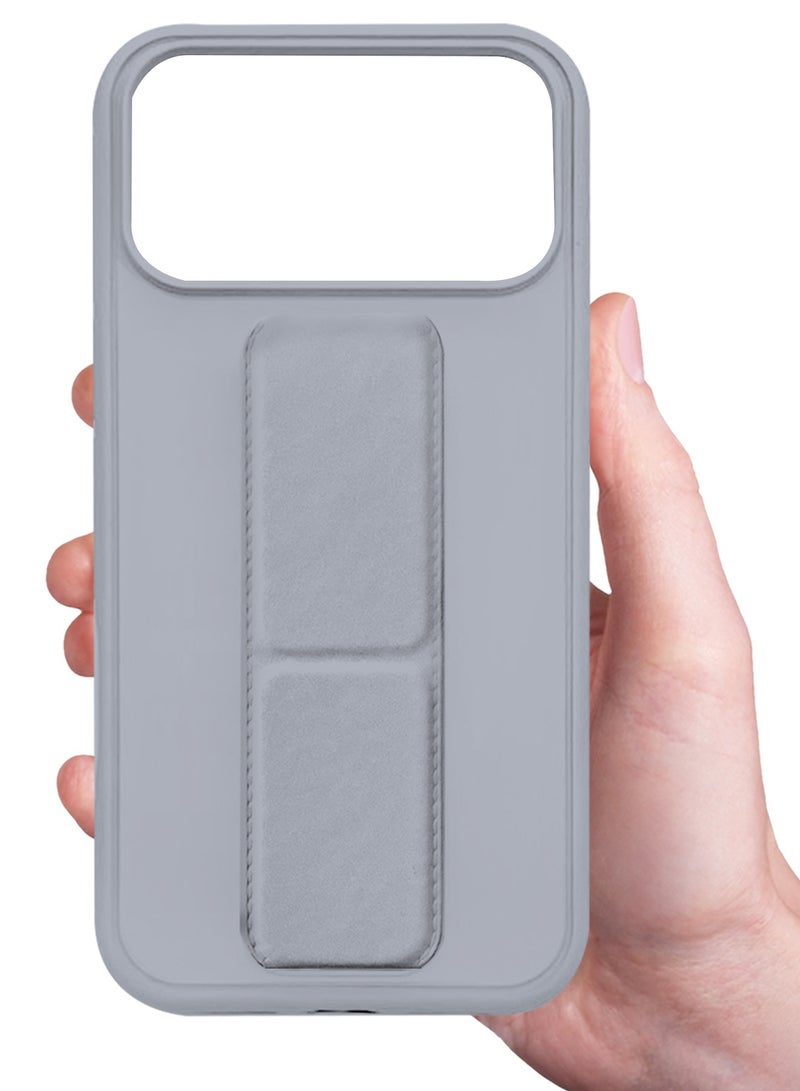 CATANES 2 Packs Premium PU Leather Case for iPhone 17 Pro with Stand Function Shockproof and Anti Scratch Finger Grip with Privacy Screen Protector - Image 5