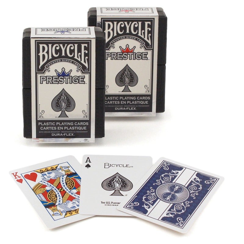 Bicycle Prestige Plastic Playing Cards Pack of 2 - Image 2