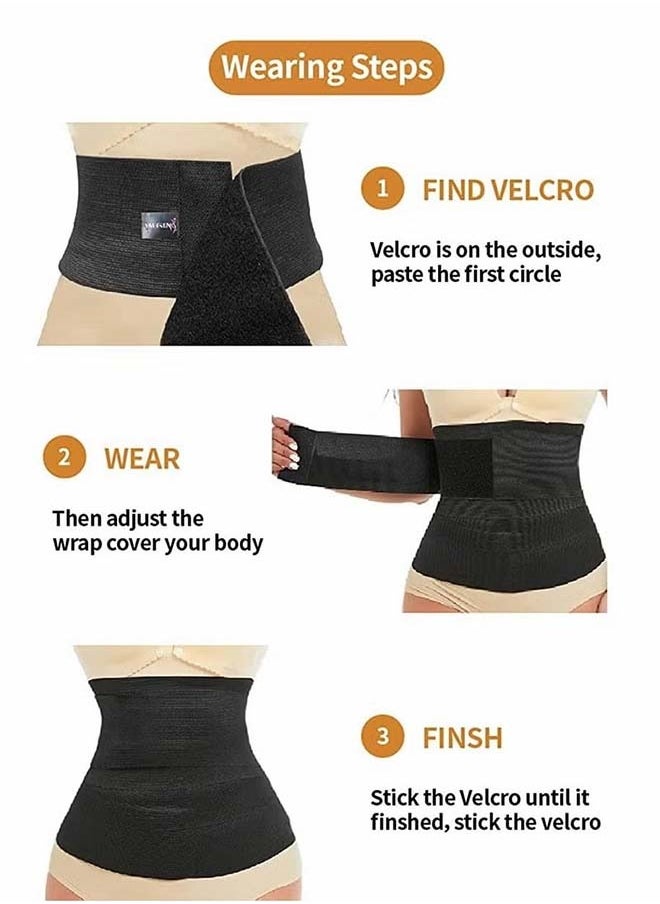 Ocean Waist Belt, Wrap Waist Trainer for Women, Tummy Wrap Waist Trimmer Belt Slimming Body Shaper  - Image 5