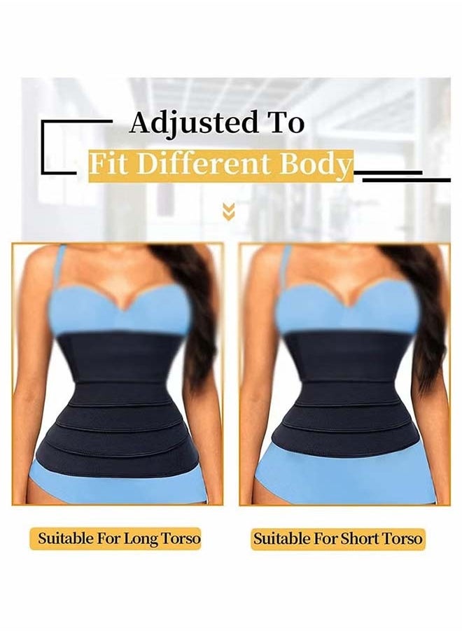 Ocean Waist Belt, Wrap Waist Trainer for Women, Tummy Wrap Waist Trimmer Belt Slimming Body Shaper  - Image 4