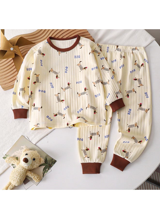 Children's Cotton Underwear Set,  Style, Baby Boys' Loungewear, Girls' Pajamas, Autumn Clothes And Pants, Children's Clothing
