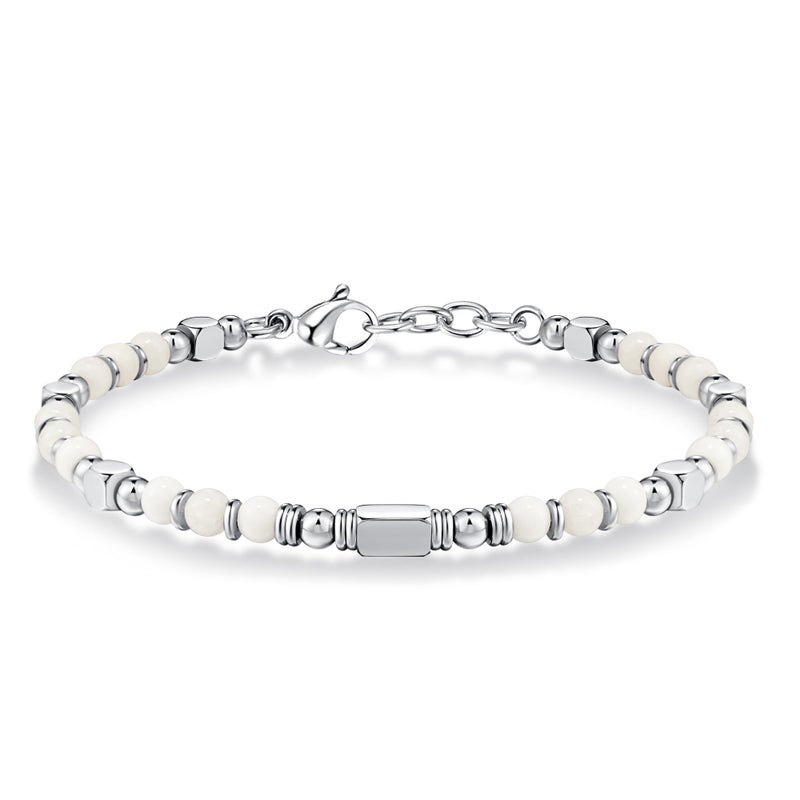 SIUMAL Beaded Bracelets for Women - Silver and Gold Boho Bracelets, Trendy Jewelry Gifts for Lover, Mom, Friends - Image 1