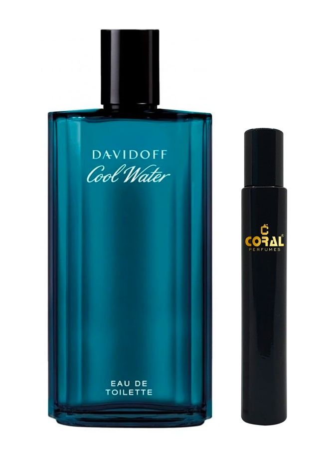 Davidoff Cool Water EDT For Men 125ml + Coral Fragrance Oil 10ml (FREE)