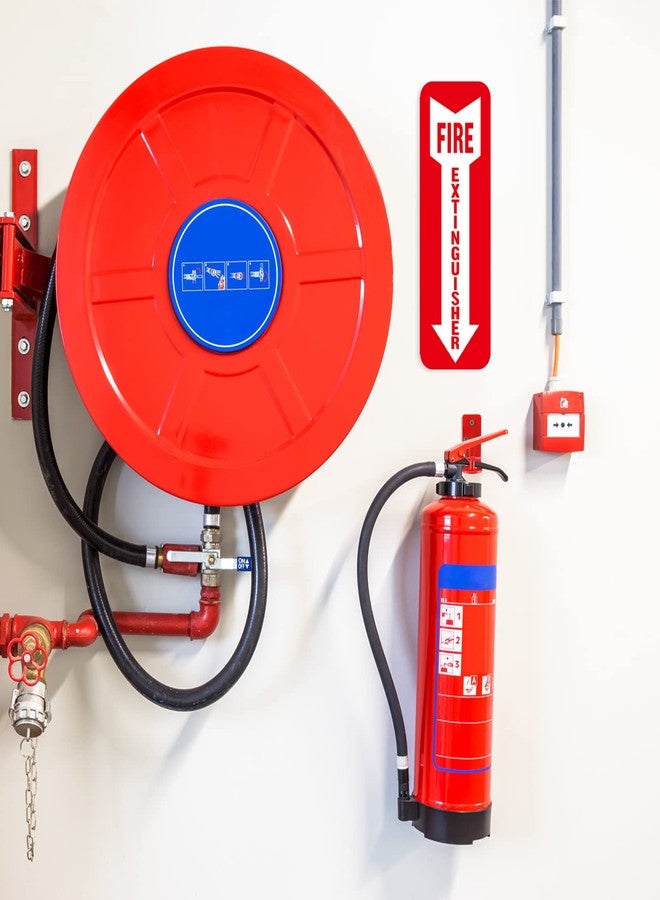 Oudain Fire Extinguisher Mount Fire Extinguisher Bracket for 5-20 lb Fire Extinguisher Wall Mount Universal Fire Extinguisher Holder Wall Hook with Screws Gaskets Self Adhesive Safety Sticker Sign (20 Sets) - Image 5