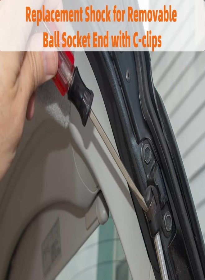 Euplokeer Qty (2) Liftgate Replacement Lift Support for 2004-2006 Lexus Rx330 with Power Tailgate Rear Hatch, 2007-2009 Lexus Rx350 Trunk Shock Strut Without Brackets Replace OE# 68950-0E021, 95668 - Image 2