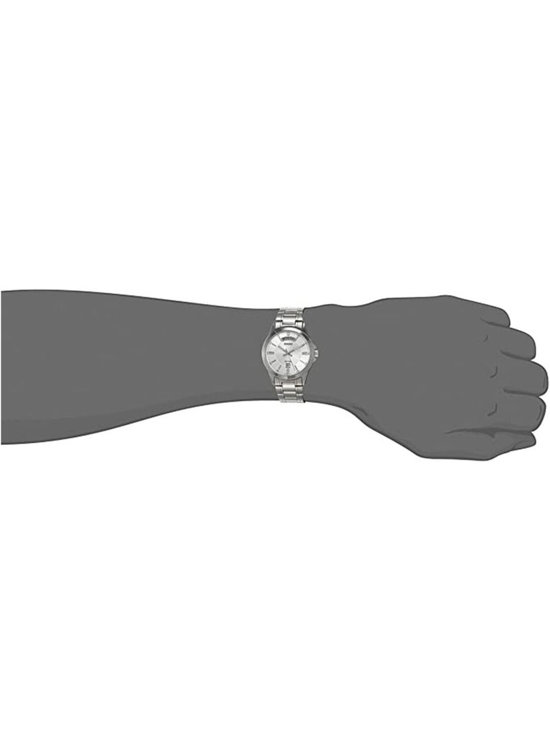 كاسيو Men's Enticer Analog Watch MTP-1381D-7A - 47 mm - Silver - Image 4