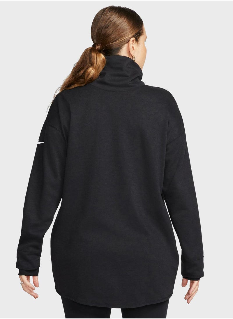 Nike - Maternity Dri-Fit Pullover Jacket - Image 1