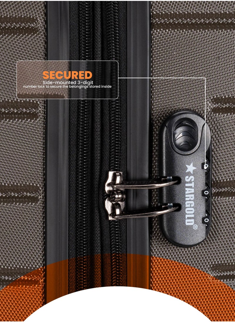 Stargold Suitcase Set of 3 PCS ABS Hardside Travel Luggage Bag  - Image 4