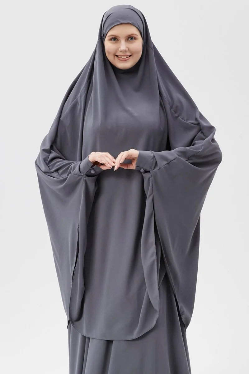 التوبة Women's Hijab Medina Silk Bed Sheet Set, Veiled Soufflé and Skirt