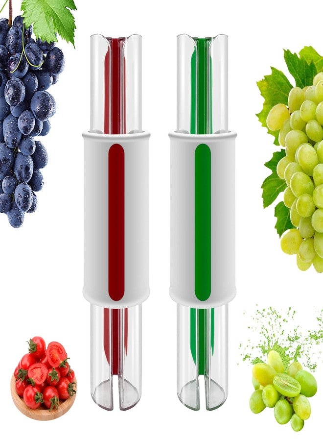 CEHNCEH Tomato Slicer Multi-Function Grape Cutter Small Fruit Cutter Grape Kitchen Accessories Cake Decoration Tool Fruit Slicer (Green) - Image 2