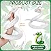GDZRDFLH Stuffed Snake Animal 80 in Snake Plush Large Giant Stuffed Animals Snake Lifelike Cute Stuffed Animals for Birthday Present Party Prank Prop White - Image 4