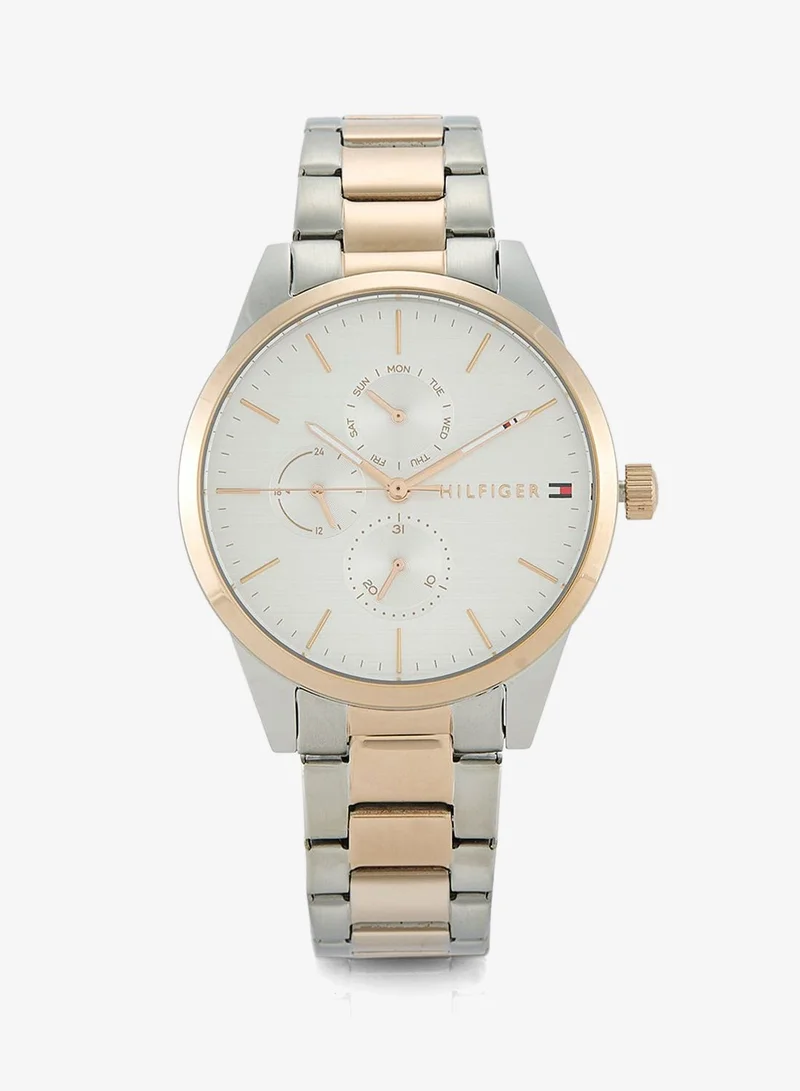 TOMMY HILFIGER Analogue Multifunction Watch with Steel Bracelet