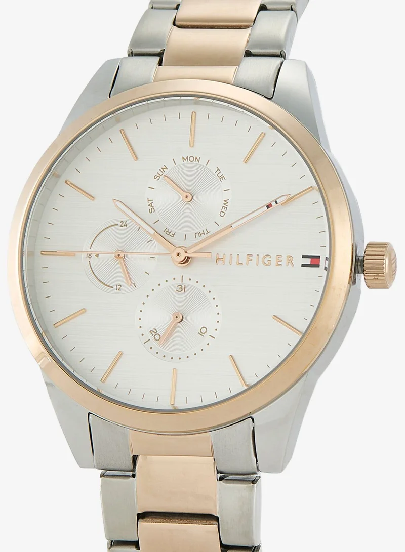 TOMMY HILFIGER Analogue Multifunction Watch with Steel Bracelet