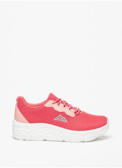 Womens Textured Casual Shoes with Lace-Up Closure