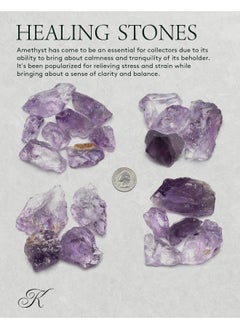 Kalifano KALIFANO Rough Amethyst with Healing & Calming Effects  - Image 2