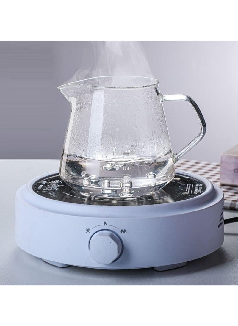 INVEIN - V60 Coffee Server 01, 360 ml Borosilicate Glass Coffee Pot, Transparent without Lid with Heat-Resistant Handle, Perfect for Dripping and Serving Coffee - Image 1
