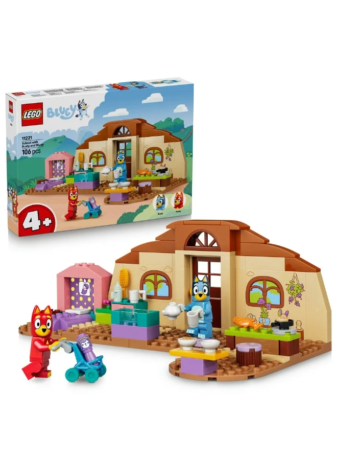 Lego Bluey School with Rusty and Bluey Toy 11221 (Age 4+, 106 Pieces)