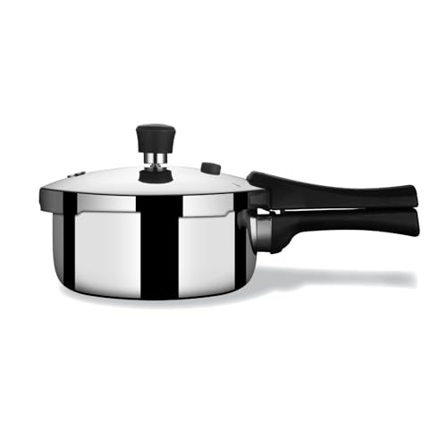 Stahl Xpress Triply 1.5 L Pressure Cooker Baby, Induction Cooker, Outer Lid Pressure Cooker, Induction & Gas Stove Compatible, 5 Years Warranty - Image 1