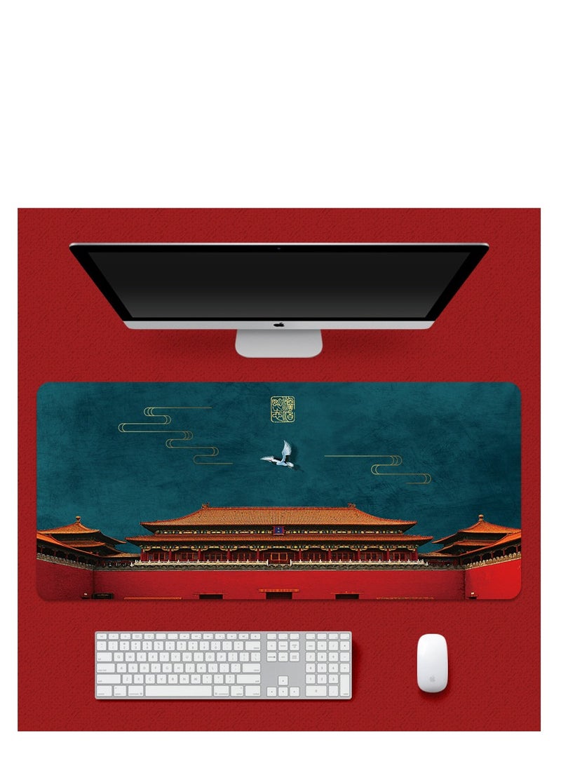 Y&D Large Mouse Pad Extended Gaming Mouse Pad Non-Slip Rubber Base Mouse pad Office Desk Mat Smooth Cloth Surface Keyboard Mouse Pads for Computers 800 X300 X 3mm  - Image 1