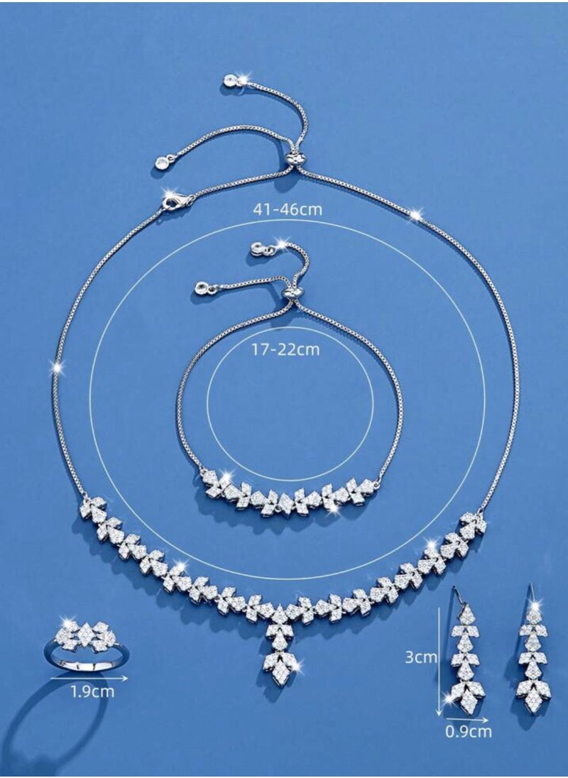 Trend - Luxury Jewellery Set For  Women Inlaid With Zirconia - Image 1
