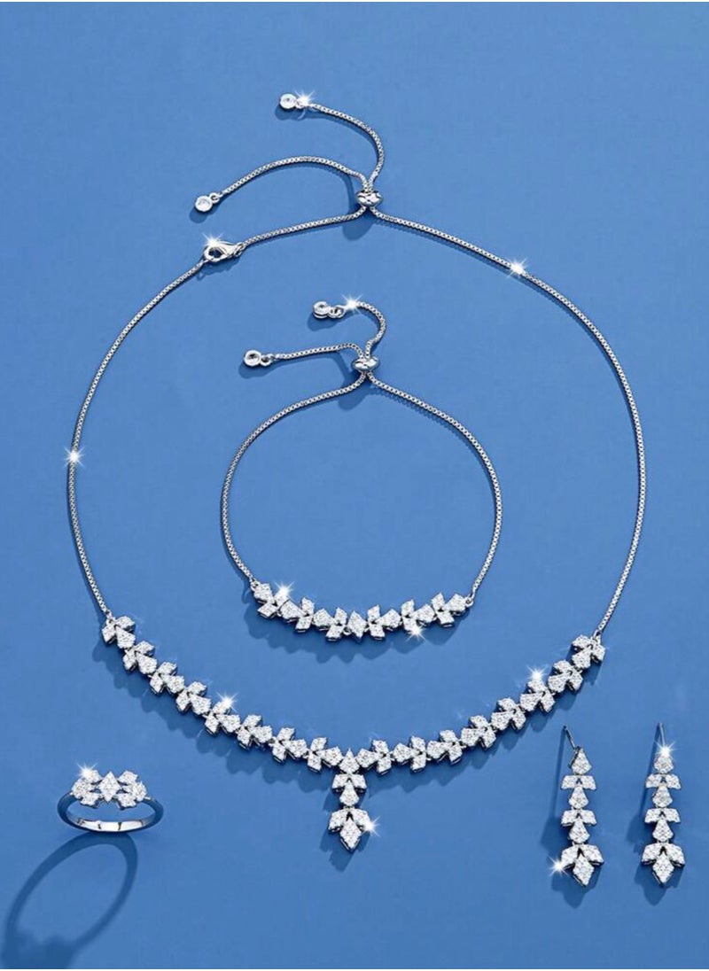 Trend - Luxury Jewellery Set For  Women Inlaid With Zirconia - Image 1