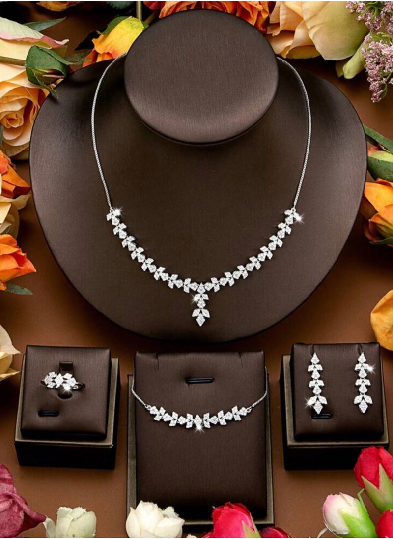 Trend - Luxury Jewellery Set For  Women Inlaid With Zirconia - Image 1