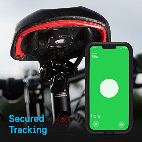 Pelican Protector - Airtag Holder/Case with 3M Adhesive Sticker [1 Pack] Protective Shockproof Cover for Apple Air tag - Hidden Stick On Mount for Bike Wallet Travel TV Remote Car Luggage - Black - Image 5
