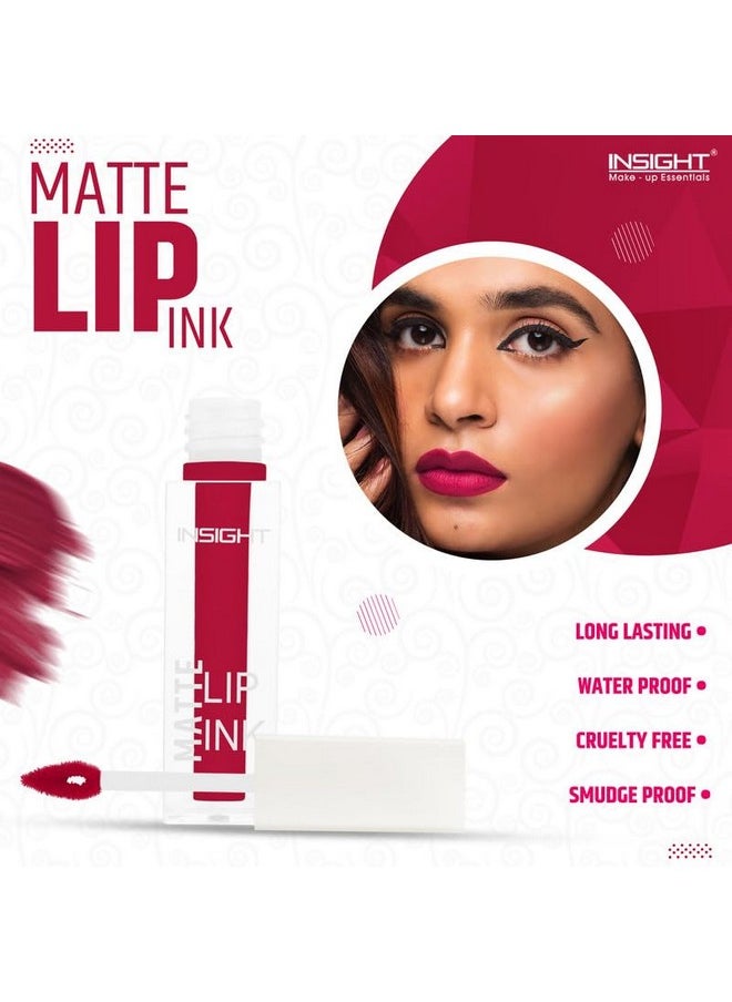 Insight - Cosmetics Matte Lip Ink |Ultra Matte Flawless Texture |Smudge Proof |Water Proof |Long Lasting |Non Transferable |One Strock Application |Light Weight Formula (Lg43-29) - Image 1