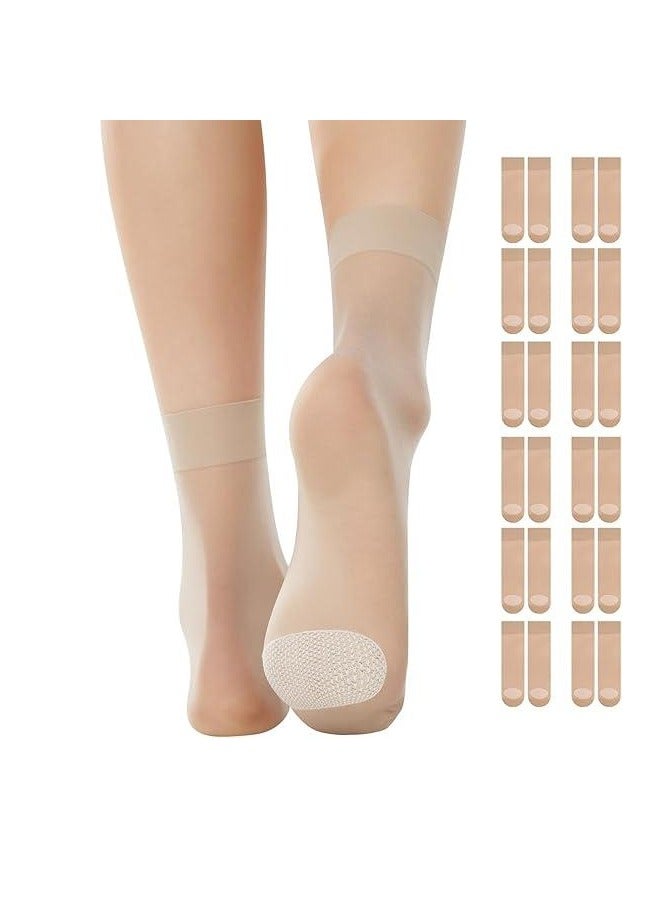 Short Stockings – Low Cut, Cotton Ankle Socks, Women’s Casual, 6 Pairs, Breathable