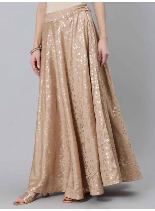 AKS Blue & White Zig-Zag Printed Balloon Palazzo - Image 2