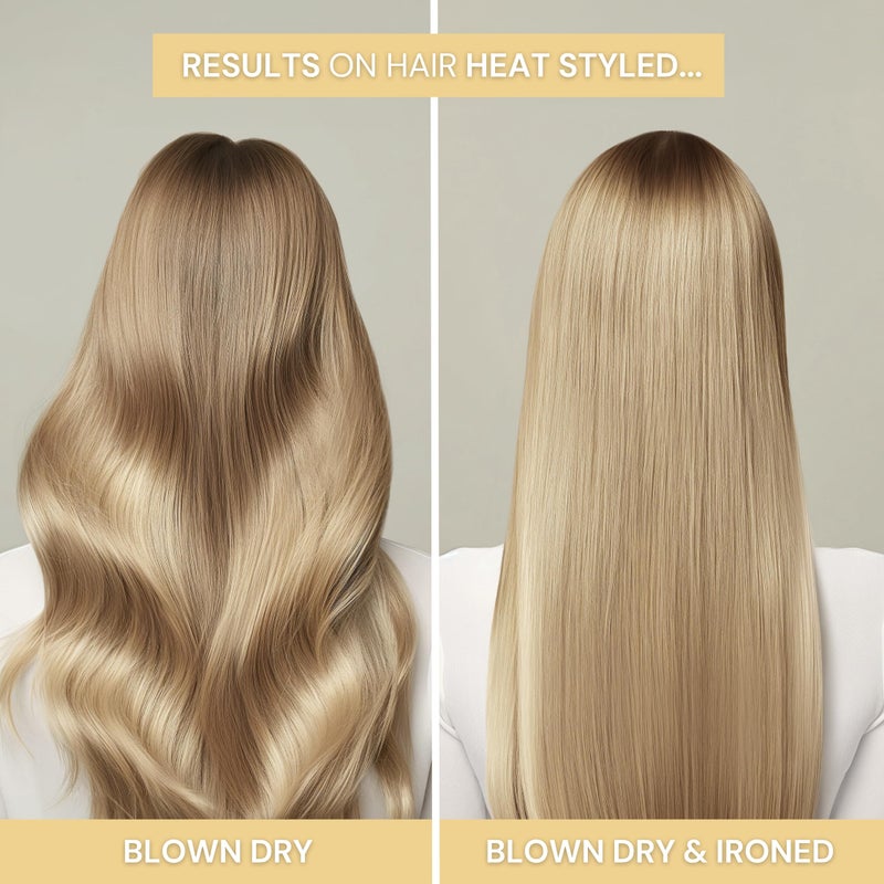 SIMPLY SMOOTH Xtend Keratin Replenishing Calming Balm Smoothing Or Curling Balm 1-Day Frizz Free Blowout Infused with Collagen To Repair Dry, Damaged, Unmanageable Hair 8.5 Oz. - Image 5